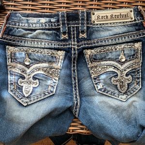 NTWT Brand New Rock Revival jeans. Sequins